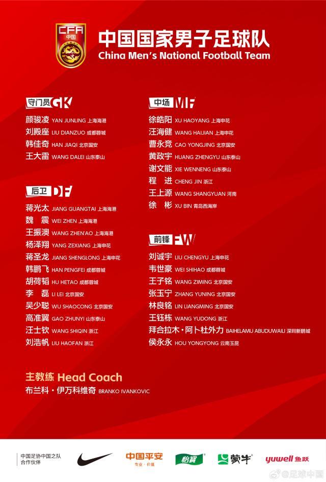 国足最新一期名单：刘诚宇、王钰栋等多名小将入选